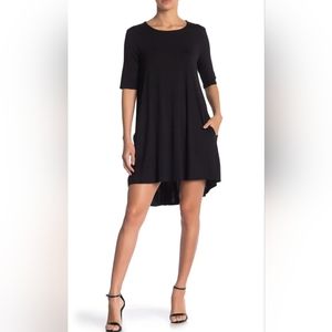 Philosophy Cashmere Elbow Sleeve Knit Swing Dress